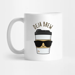 Deja Brew Cute Coffee Pun Mug